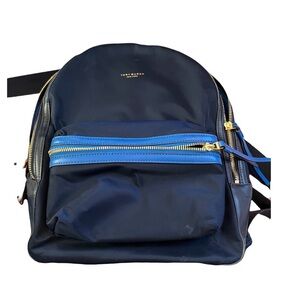 Tory Burch Midnight and Cobalt Backpack